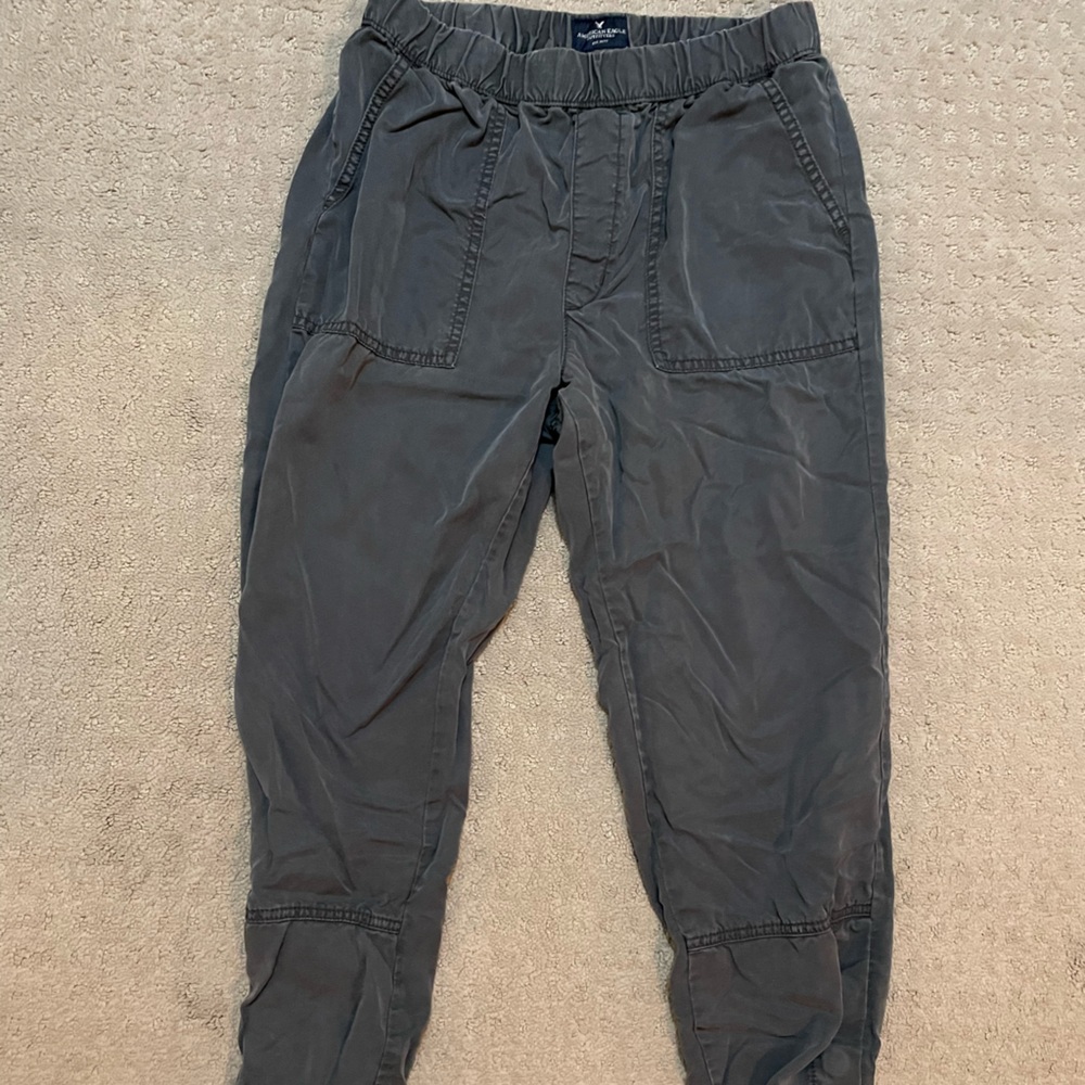 American Eagle joggers, size small, grey
